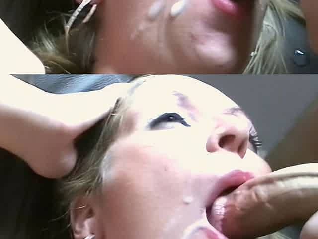 Hot Bodied Blonde Amateur Takes on Two Guys at Her First Threesome