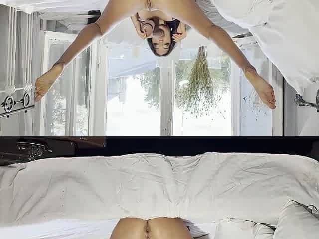 Mary Poppins Aka. Monika Fox Fucked Herself In Ass With An Umbrella & Double Penetration With Big Dildos