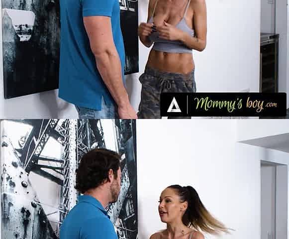 MOMMY S BOY - Hung Crazy Fan Convinces Retired Nuru Masseuse MILF Mckenzie Lee For One Last Massage