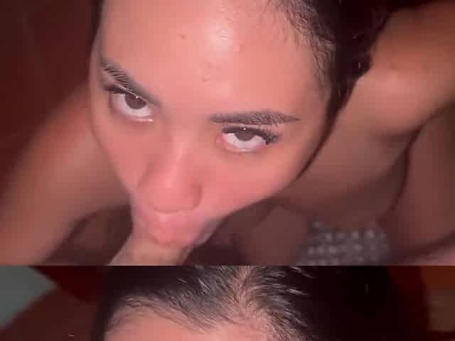 Hot Asian Babe Gives Really Good Head!
