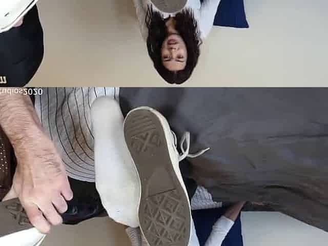 Dirty feet licking domination