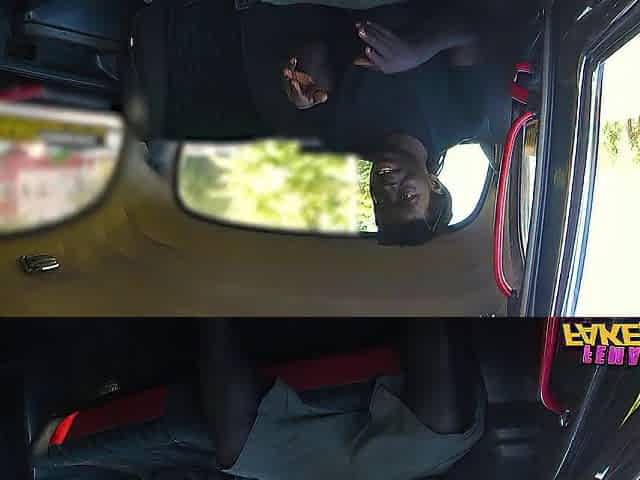 NO WAY ???? This babe Sucks his Large Ebony Dong when the Traffic Lights Go Red - VIRAL - Female Fake Taxi