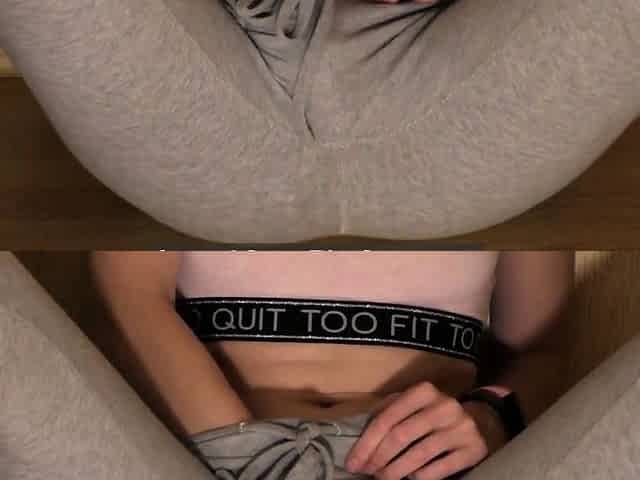 Redhead Squirts Hard Thinking of Her Sexy Trainer
