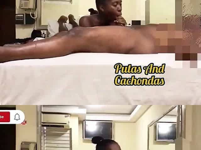 Ebony woman with a pleasant tooth gives a oral to the neighborhood loan shark