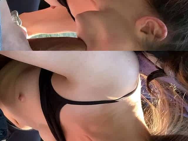 Small titted brunette amateur anal nailed at home
