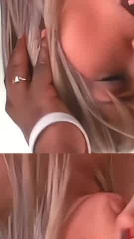 Slippery Girl Masturbation Atop a Pale Sex Toy Jumps Into Intense Interracial Double Penetration Threesome