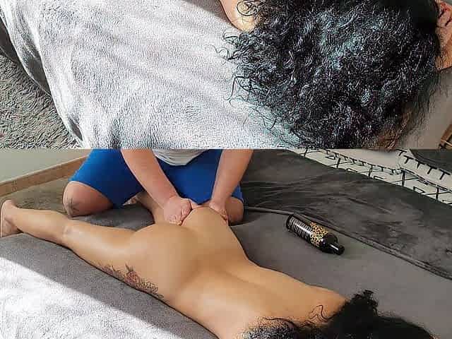 The masseur drilled me roughly