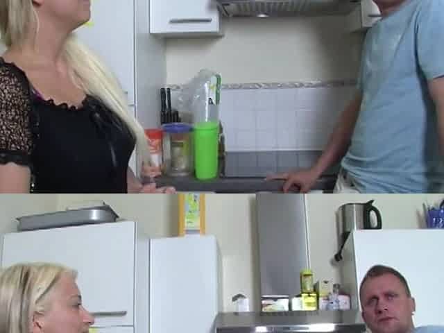 Hot German MILF Clapping Her Ass on a Hard Cock Dude