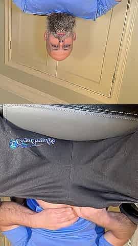 Sitting back in my office chair whilst u suck my jock pt 1