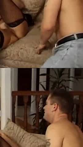 Beautiful Horny Mature Seduced a Young Man to Having Sex to Her