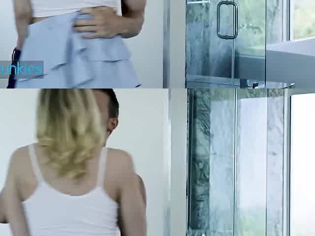REALITYJUNKIES - Blond Sex Bomb Wraps Her Charming Lips Around Her Boss' Schlong And Doesn't Let Go
