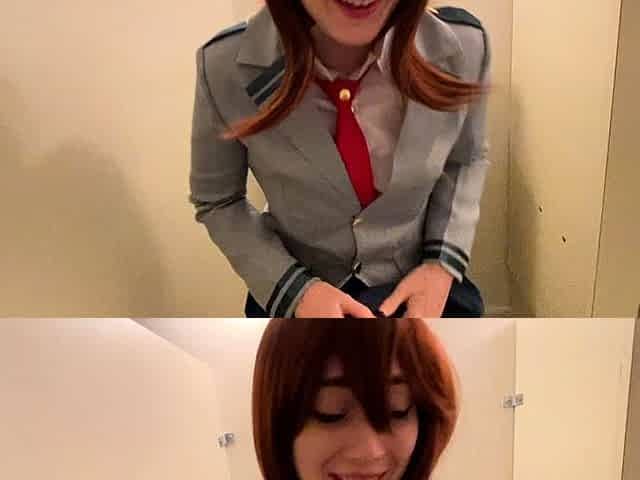 OmankoVivi MVivi-Awards-Uraraka-Toilet-Suck-n-Fuck