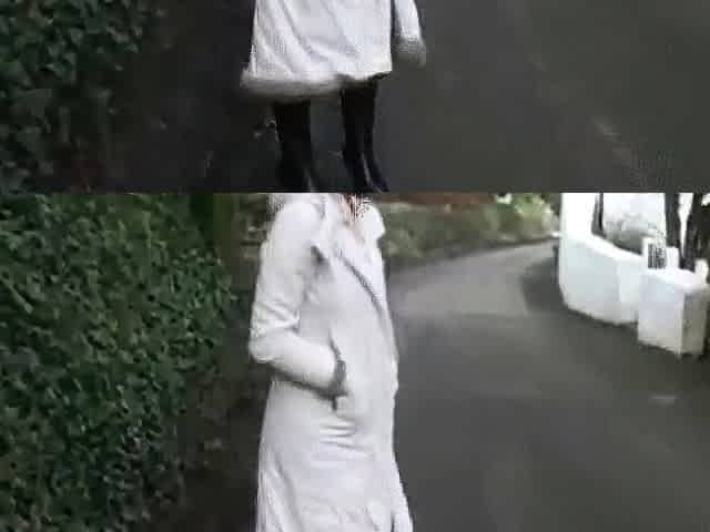 Stacy's Public Indecent Exposure Caught on Tape