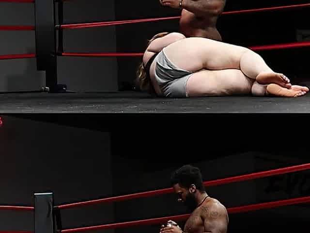 Mixed Gender Fights - Thick PAWG Submits To Pumped up BBC