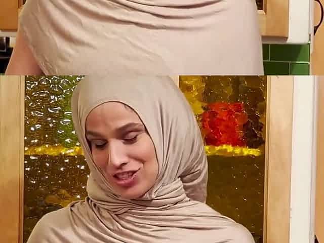 Hijab MILF Comes Over to 'Bake' & Gets Her Tight Pussy Fucked Hard