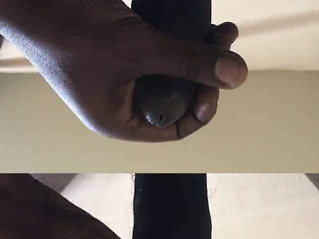 Wanking thick BBC Chocolate Pole