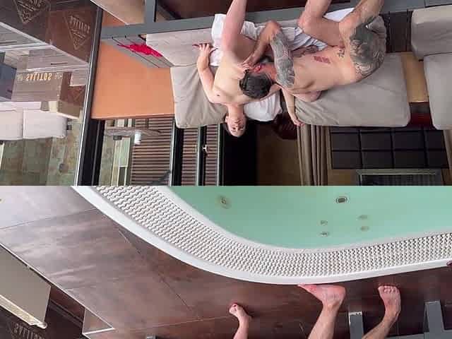 Awesome! Big Dick Fucks Me Right at the Hot Tub!