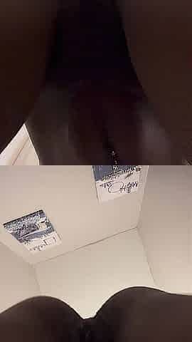 Chubby twat showing jiggly butt