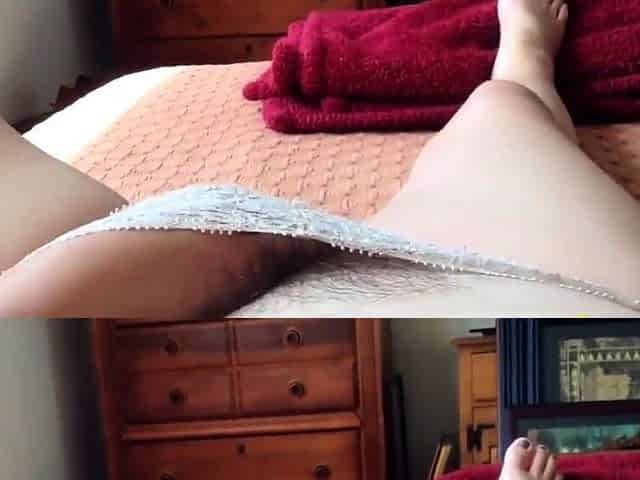 Mommy's Solo Time with Her Hairy Snatch