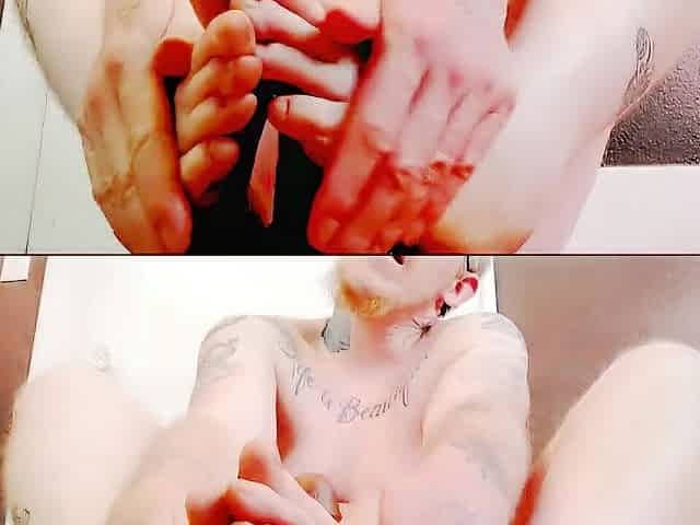 Solo FTM Smutty Feet BBC Footjob Masturbation Groaning