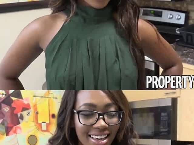 White Homebuyer Gets Lucky With Ebony Agent Skyler Nicole POV