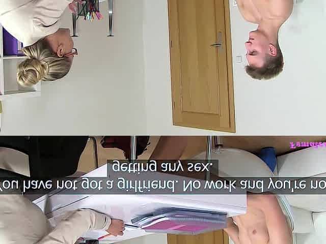 OH NO! This guy gave me a creampie instead of a facial - Female Agent