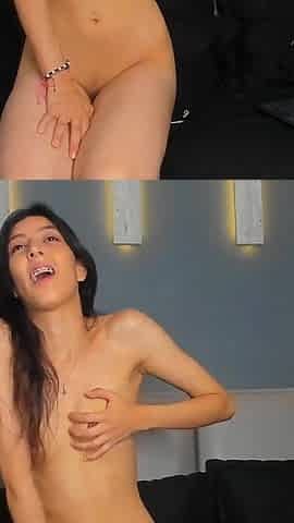 I Dance and Masturbate Petite Shy on Camera P1