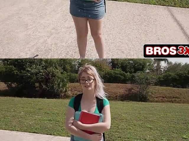 Shy Geeky Blond Turns Savage on a Biggest BBC Ride