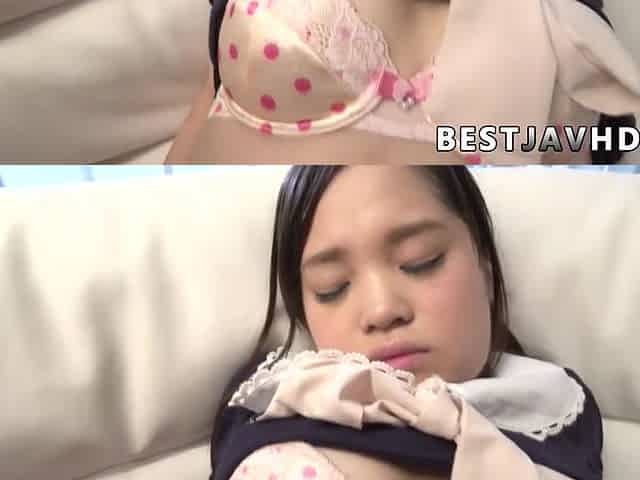 Sweet Asian teen enjoys oral jobs in POV style, uncensored XXX JAV with smooth-shaven pussy!