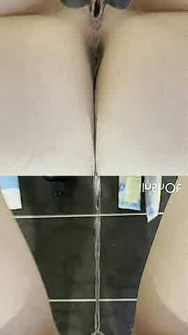 Shower standing bang. Pissing and groaning climax.