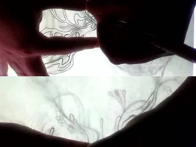 One Sexy Mess Line Art Timelapse by Drenched The Facial Artist