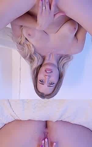 She Strokes Her Pink Pussy
