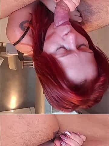 Enjoying Myself in the Eye of the Little Redhead Slut