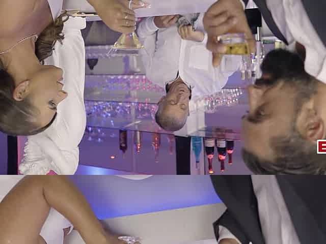 German big tits milf meets a gentleman in the bar