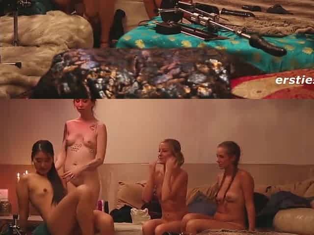 Fuck Machine Party With Four Beautiful