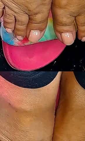 Sunday Solesday with Mz Jersey Getting Mature Big Meaty Size 8.5 Feet