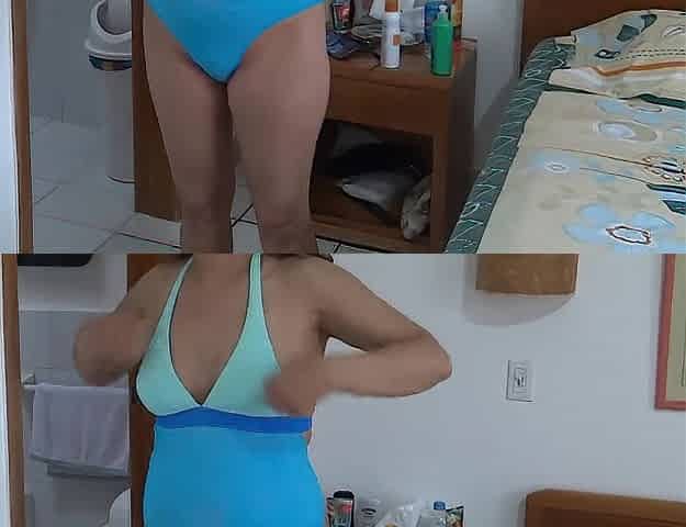 On the beach, stepson wakes up with a hard schlong and asks me to give every other a tugjob