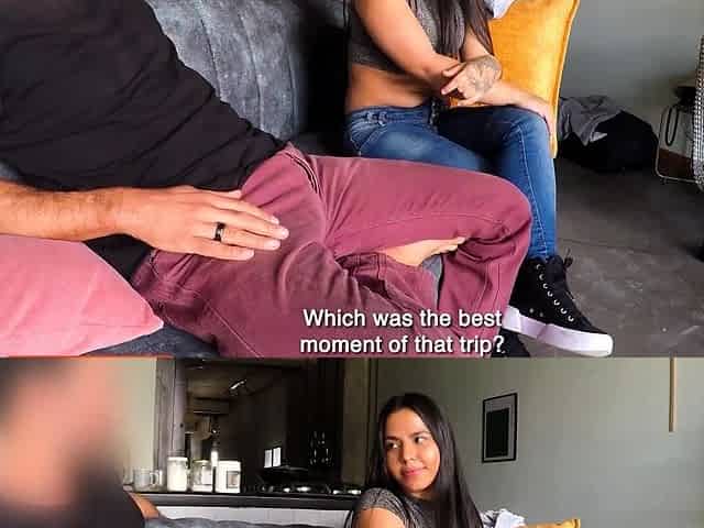 This LATINA WAITRESS flirted all night