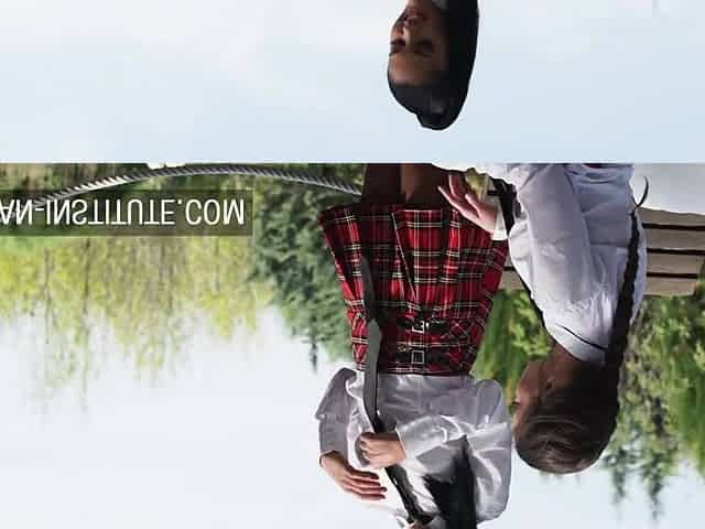 Apolonia Lapiedra and Anita Bellini in outdoor fuckfest