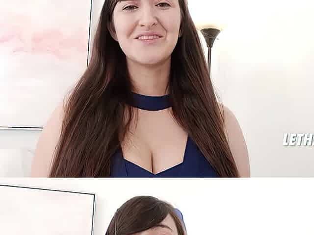 Curvy And Lascivious Housewife Lets Stranger Bang Her