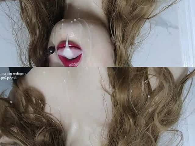 Sissy Haylee's Public A2M with a buttplug and a vibrator part 1