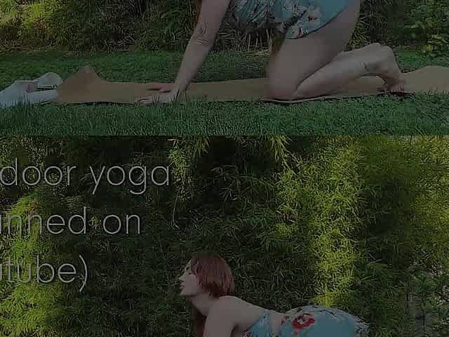 Solo Outdoor Yoga