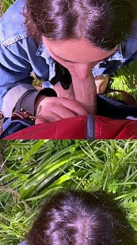 Huge Japan blowjob and handjob POV orgy with a cumshot