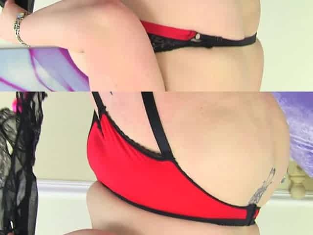 British Mature Bbw Wearing Stockings Strips And Masturbates With A Glass Dildo - MatureNl