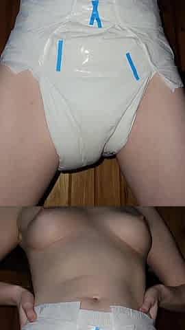 Diaper hotty pees thick diaper