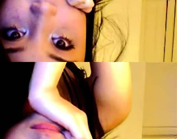 cute asian american plays on chatroulette
