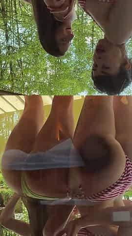 A Steamy Sauna Seance Threesome with Two Hot Babes