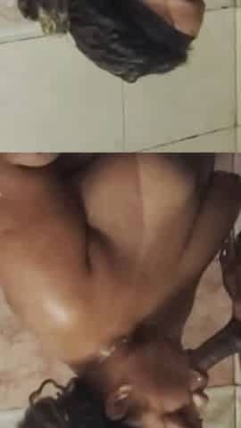 Eating BBW in the Bathroom
