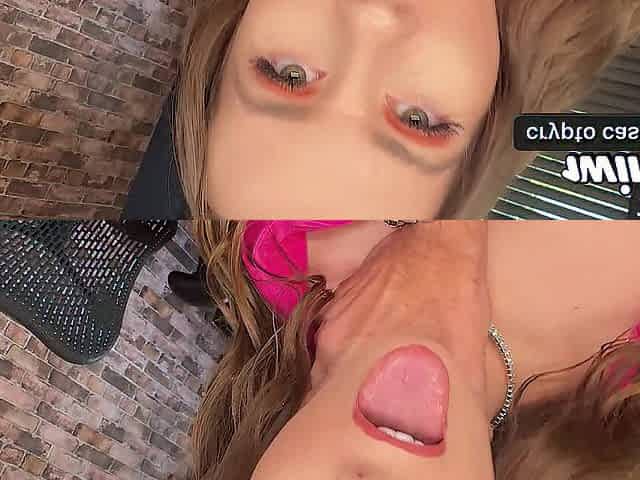 Filling Brook Logan With Co-Worker Cum!! POV DD CreamPie!
