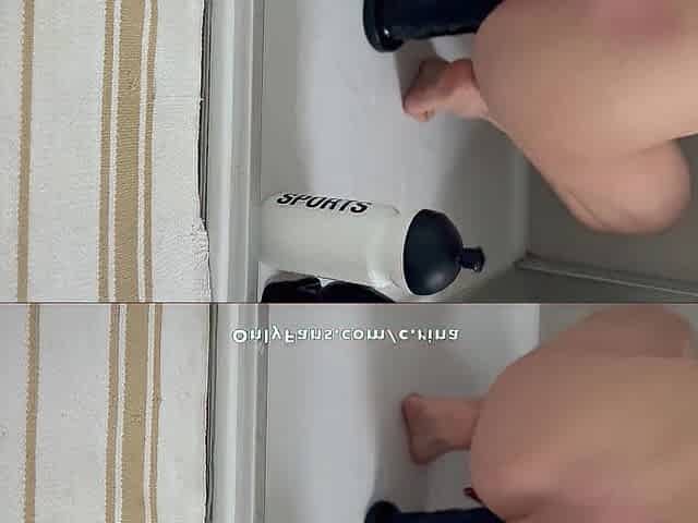 screwing my anal toy upside down